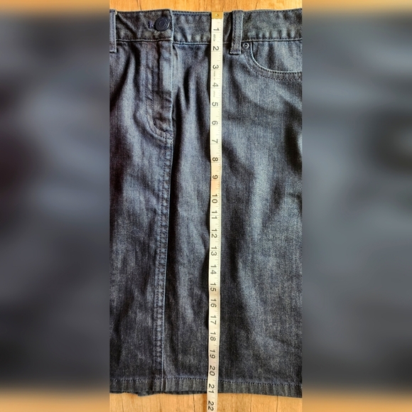 Ann Taylor Dark Wash Blue Denim Pencil Midi Skirt Women's Size 10 - Picture 7 of 7